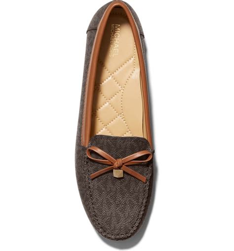 michael kors brown loafers|michael kors juliette loafers.